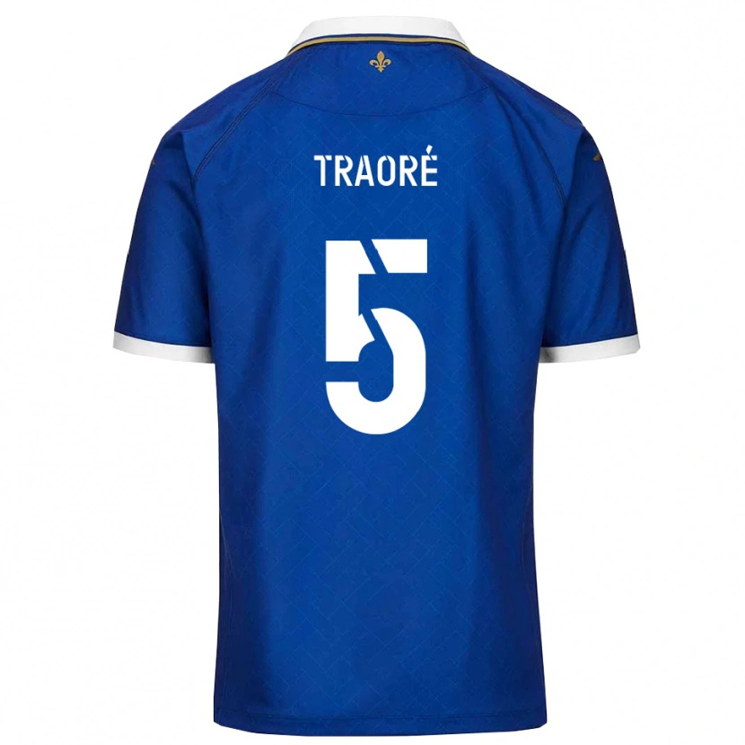 Danxen Damen Franck Traoré #5 Blau Gold Heimtrikot Trikot 2025/26 T-Shirt