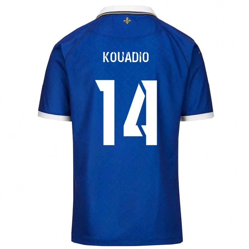 Danxen Damen Loïc Kouadio #14 Blau Gold Heimtrikot Trikot 2025/26 T-Shirt