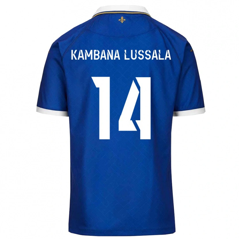 Danxen Damen Francisco Kambana Lussala #14 Blau Gold Heimtrikot Trikot 2025/26 T-Shirt