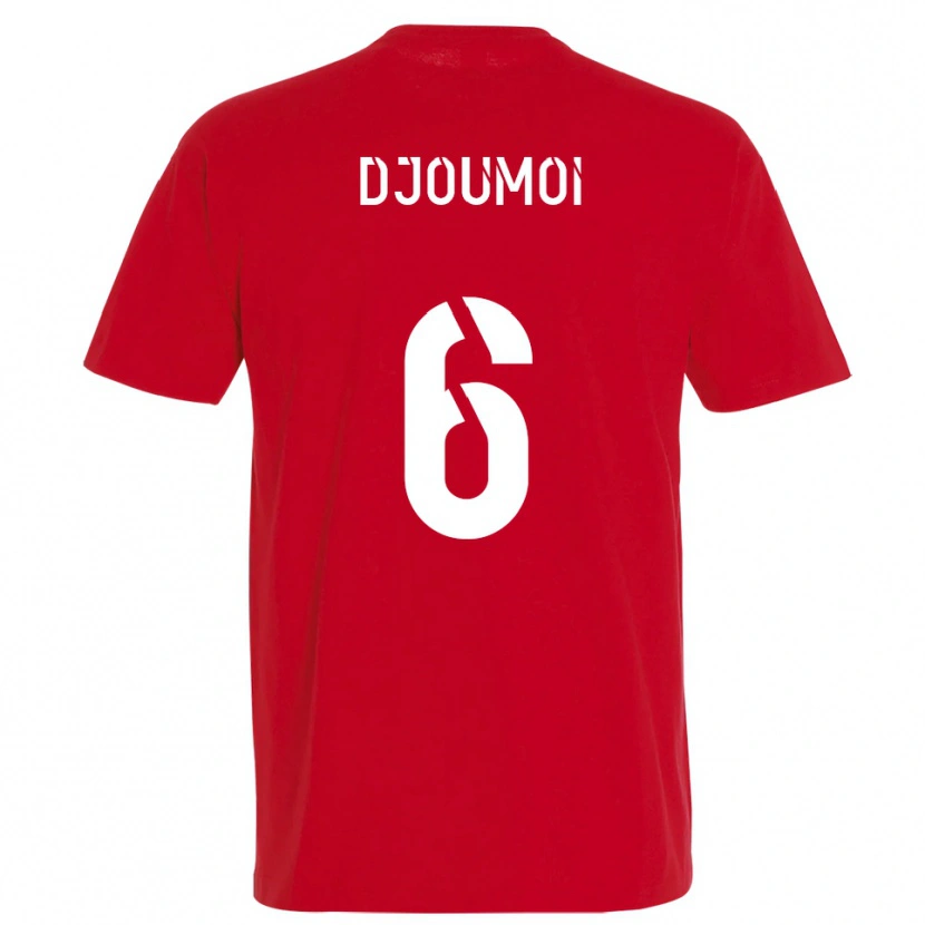 Danxen Damen Mourade Djoumoi #6 Rot Gelb Heimtrikot Trikot 2025/26 T-Shirt