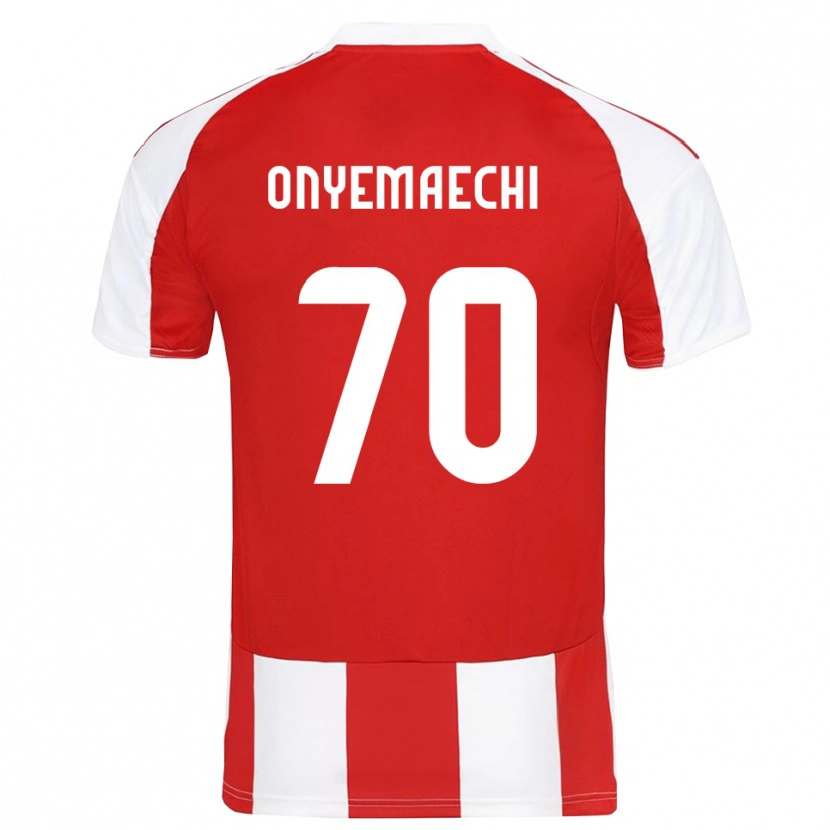Danxen Damen Bruno Onyemaechi #70 Rot Weiß Heimtrikot Trikot 2025/26 T-Shirt