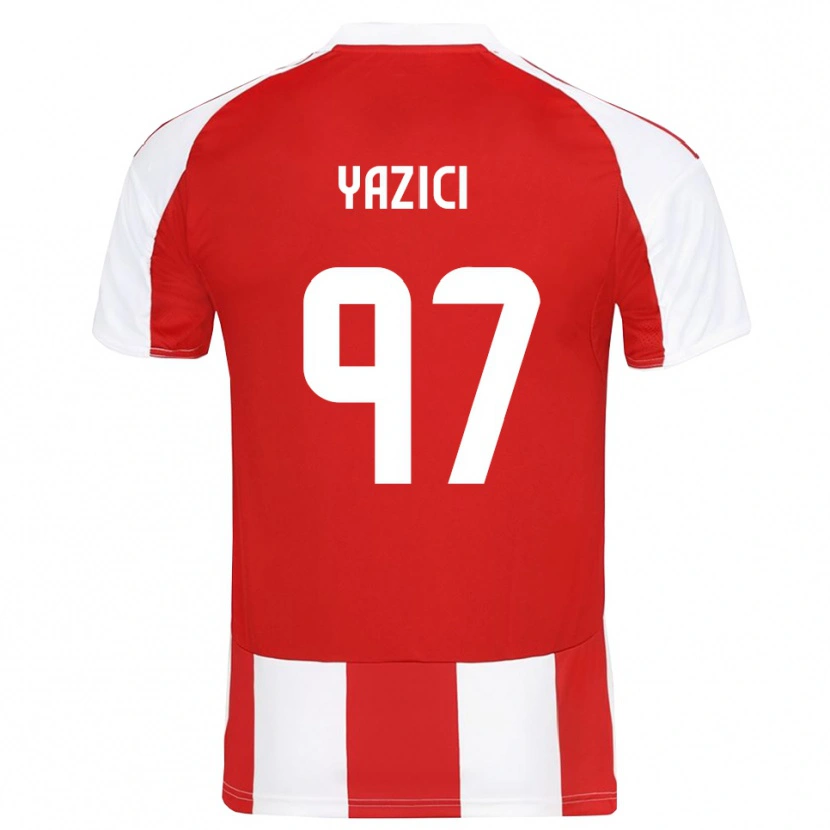 Danxen Damen Yusuf Yazıcı #97 Rot Weiß Heimtrikot Trikot 2025/26 T-Shirt