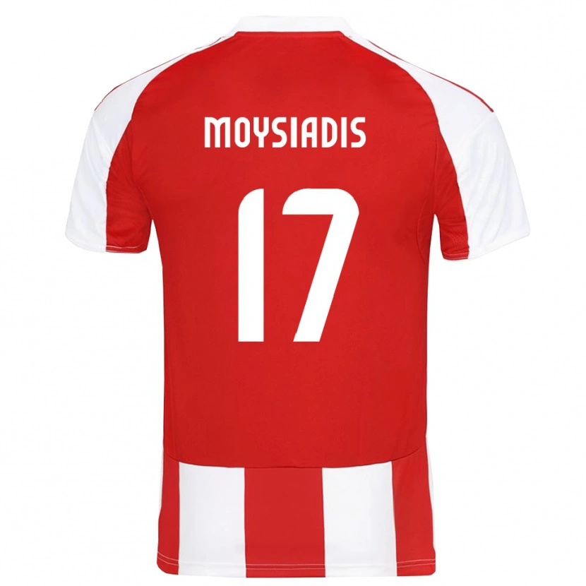 Danxen Damen Alexandros Moysiadis #17 Rot Weiß Heimtrikot Trikot 2025/26 T-Shirt