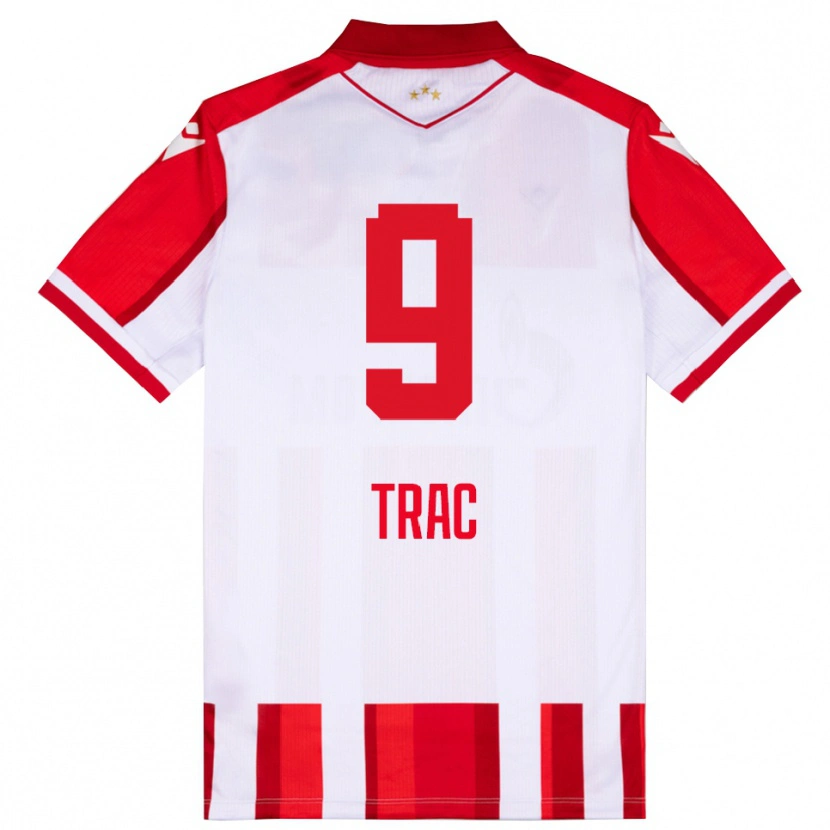 Danxen Damen Jovan Trac #9 Rot Weiß Heimtrikot Trikot 2025/26 T-Shirt