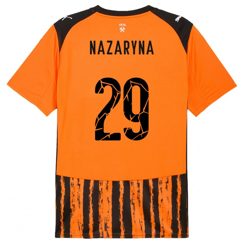Danxen Damen Yegor Nazaryna #29 Orange Schwarz Heimtrikot Trikot 2025/26 T-Shirt