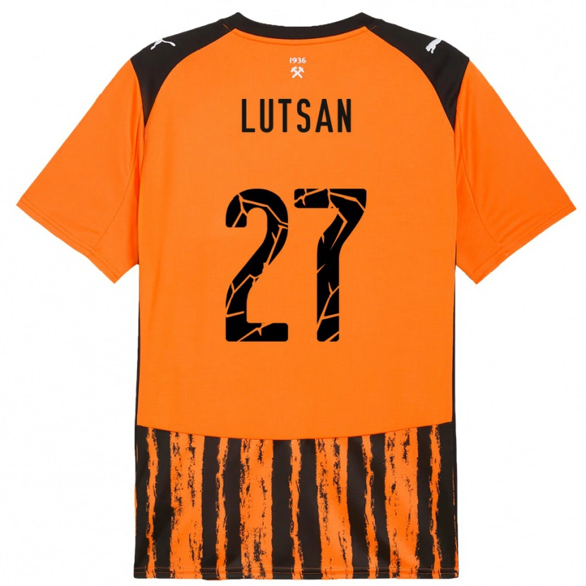 Danxen Damen Sofiia Lutsan #27 Orange Schwarz Heimtrikot Trikot 2025/26 T-Shirt