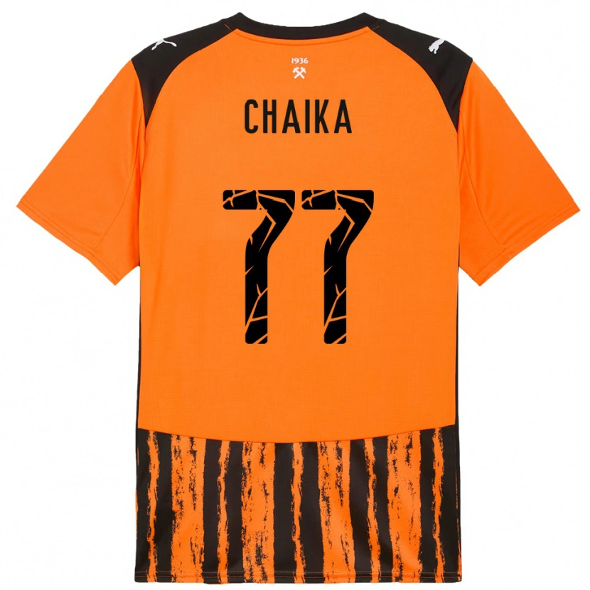 Danxen Damen Nadiia Chaika #77 Orange Schwarz Heimtrikot Trikot 2025/26 T-Shirt
