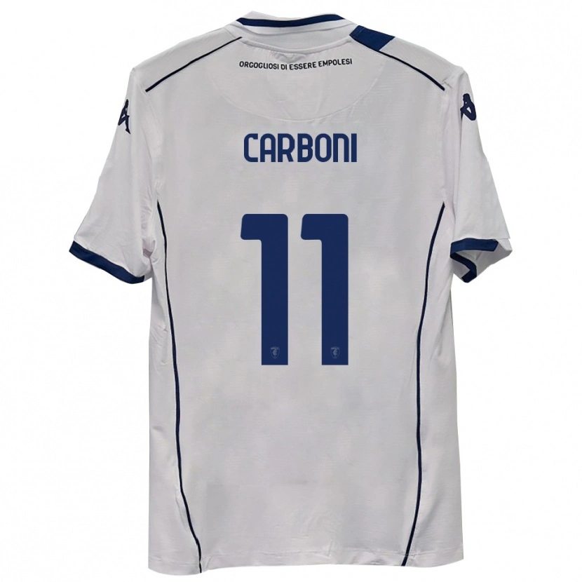 Danxen Damen Franco Carboni #11 Dunkelmarineblau Auswärtstrikot Trikot 2025/26 T-Shirt
