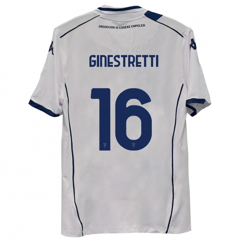 Danxen Damen Davide Ginestretti #16 Dunkelmarineblau Auswärtstrikot Trikot 2025/26 T-Shirt