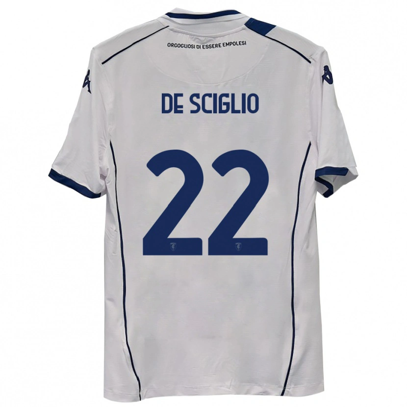 Danxen Damen Mattia De Sciglio #22 Dunkelmarineblau Auswärtstrikot Trikot 2025/26 T-Shirt