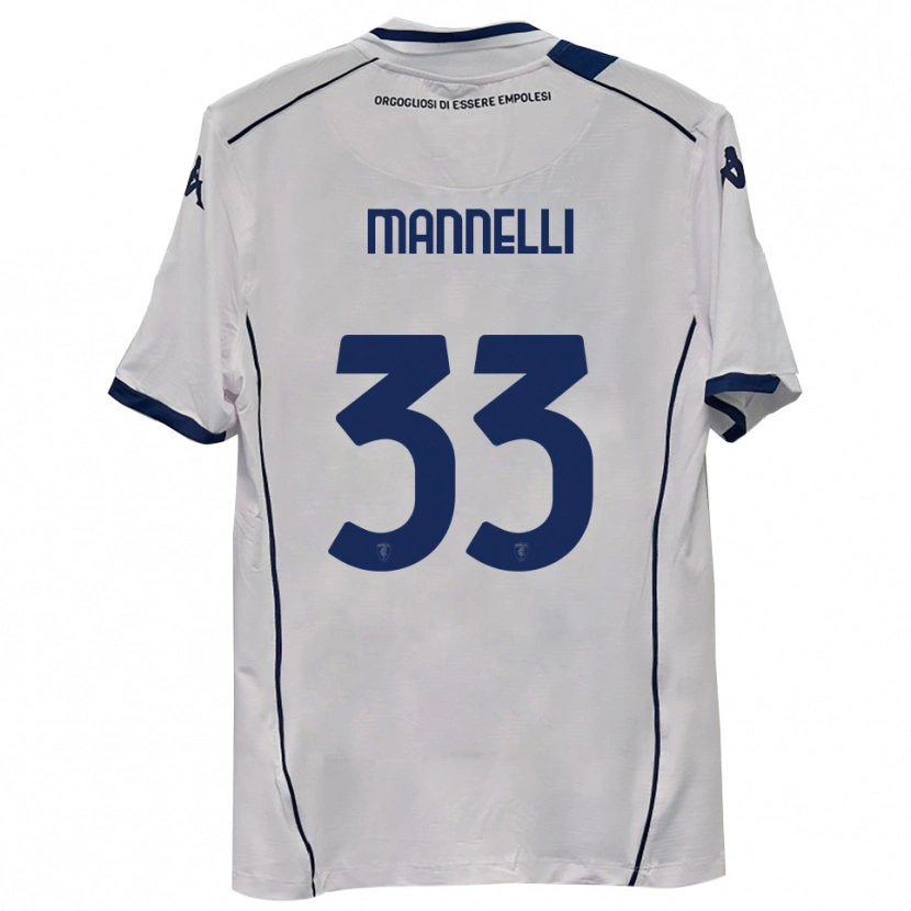 Danxen Damen Matteo Mannelli #33 Dunkelmarineblau Auswärtstrikot Trikot 2025/26 T-Shirt