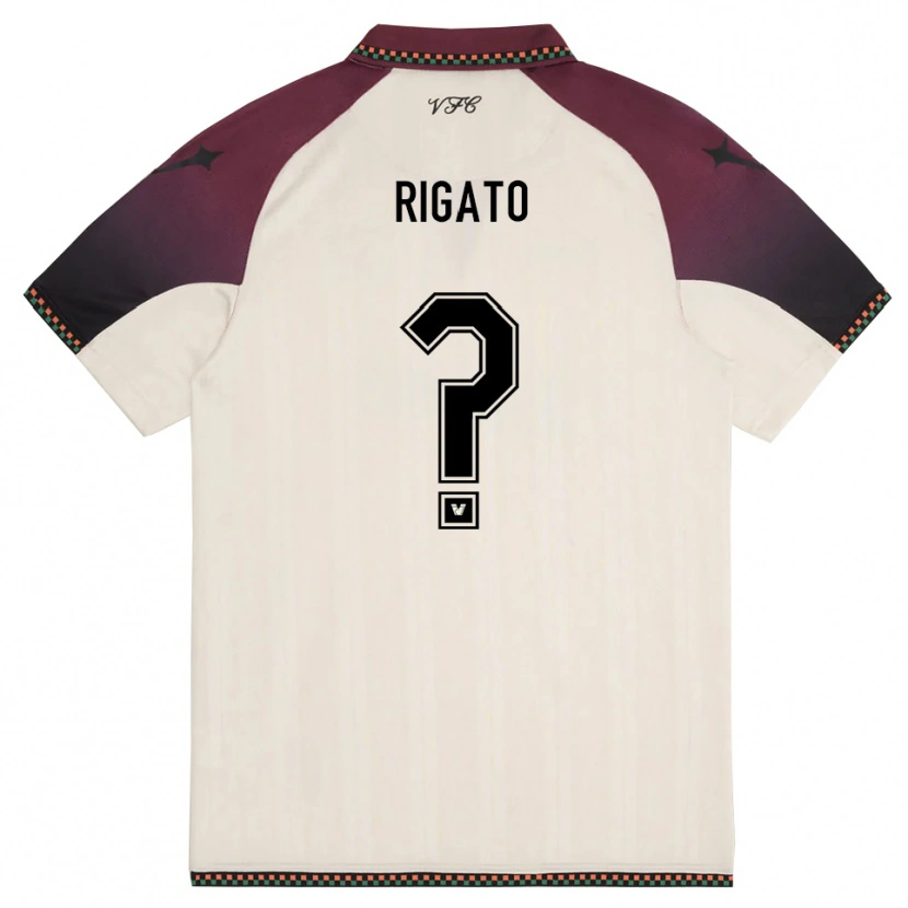 Danxen Damen Tommaso Rigato #0 Cremefarben Burgund Auswärtstrikot Trikot 2025/26 T-Shirt