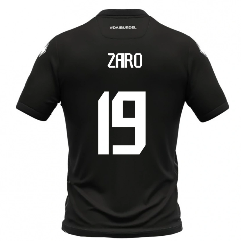 Danxen Damen Giovanni Zaro #19 Schwarz Weiß Auswärtstrikot Trikot 2025/26 T-Shirt