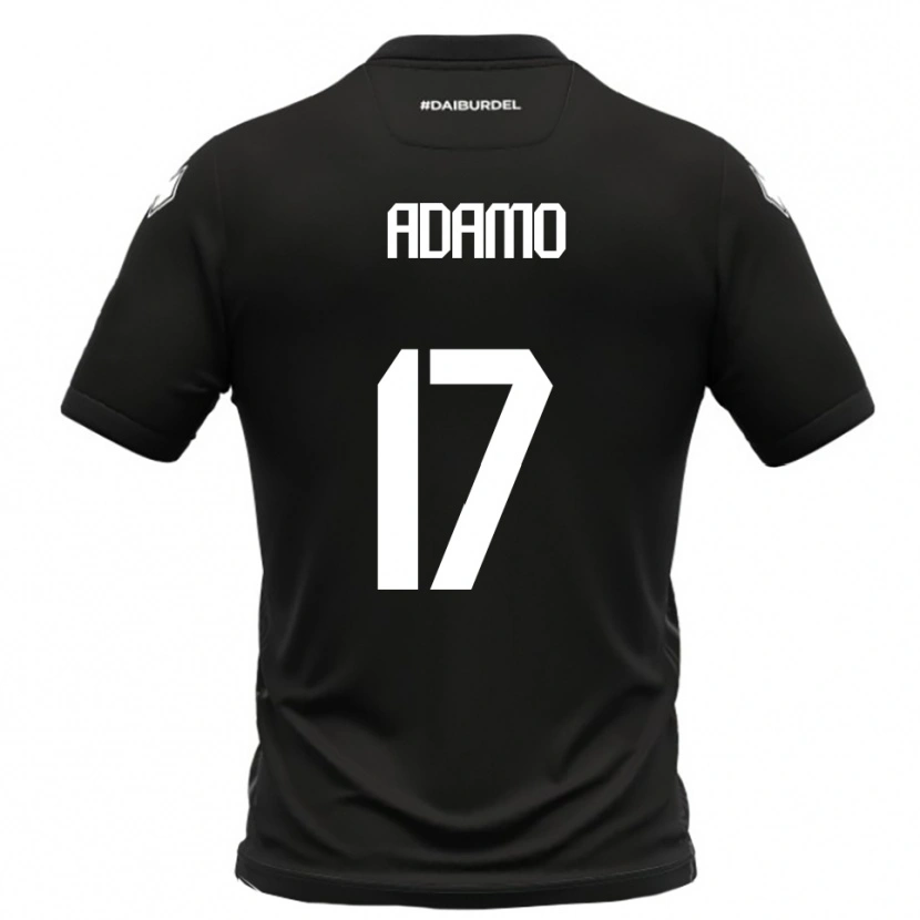 Danxen Damen Emanuele Adamo #17 Schwarz Weiß Auswärtstrikot Trikot 2025/26 T-Shirt