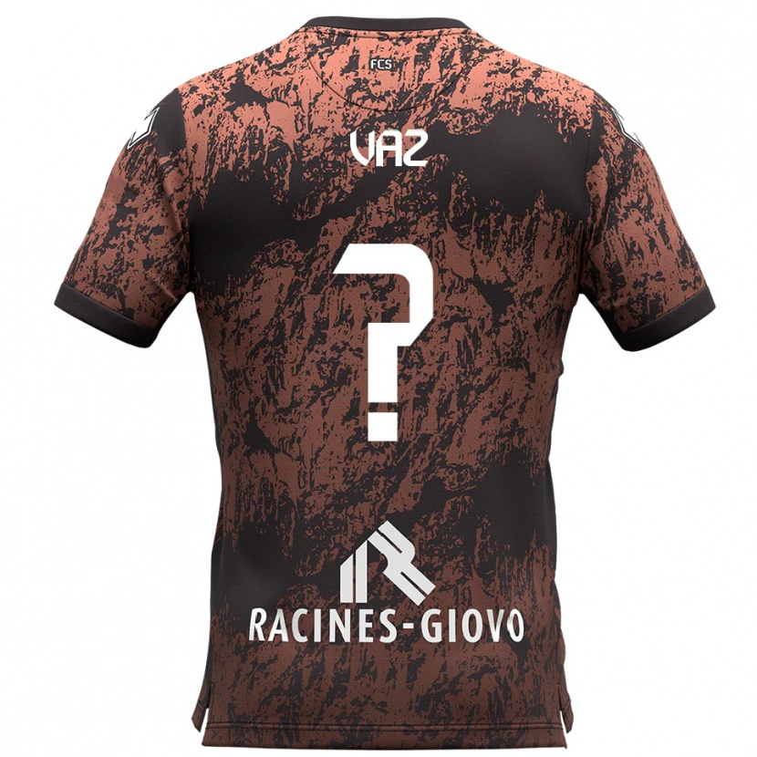 Danxen Damen Pedro Vaz #0 Braun Schwarz Auswärtstrikot Trikot 2025/26 T-Shirt