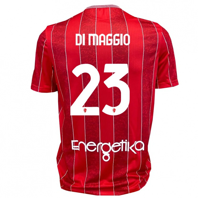 Danxen Damen Luca Di Maggio #23 Rot Weiß Auswärtstrikot Trikot 2025/26 T-Shirt