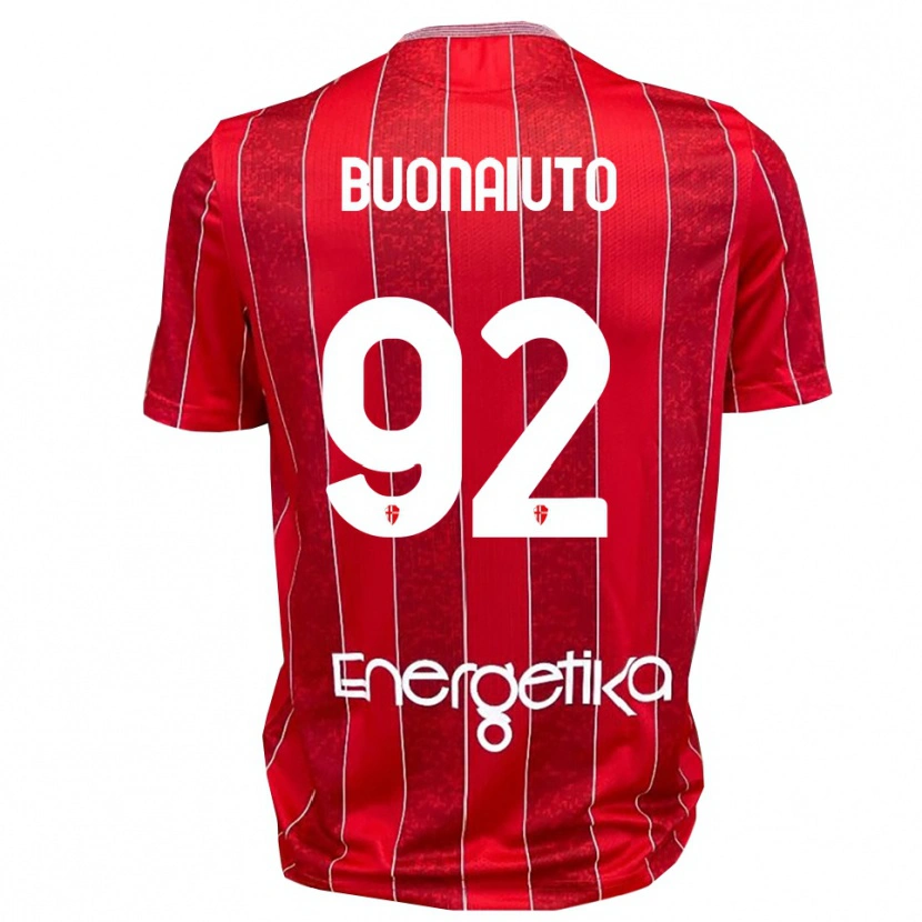 Danxen Damen Cristian Buonaiuto #92 Rot Weiß Auswärtstrikot Trikot 2025/26 T-Shirt