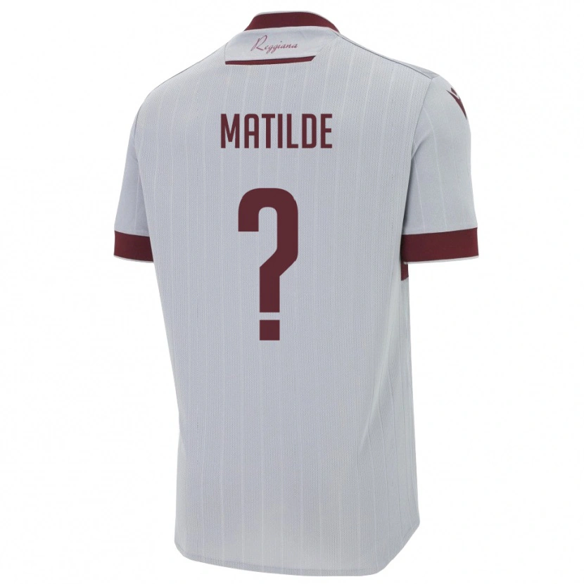 Danxen Damen Ravanetti Matilde #0 Burgund Weiß Auswärtstrikot Trikot 2025/26 T-Shirt