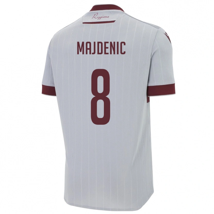 Danxen Damen Fran Majdenic #8 Burgund Weiß Auswärtstrikot Trikot 2025/26 T-Shirt