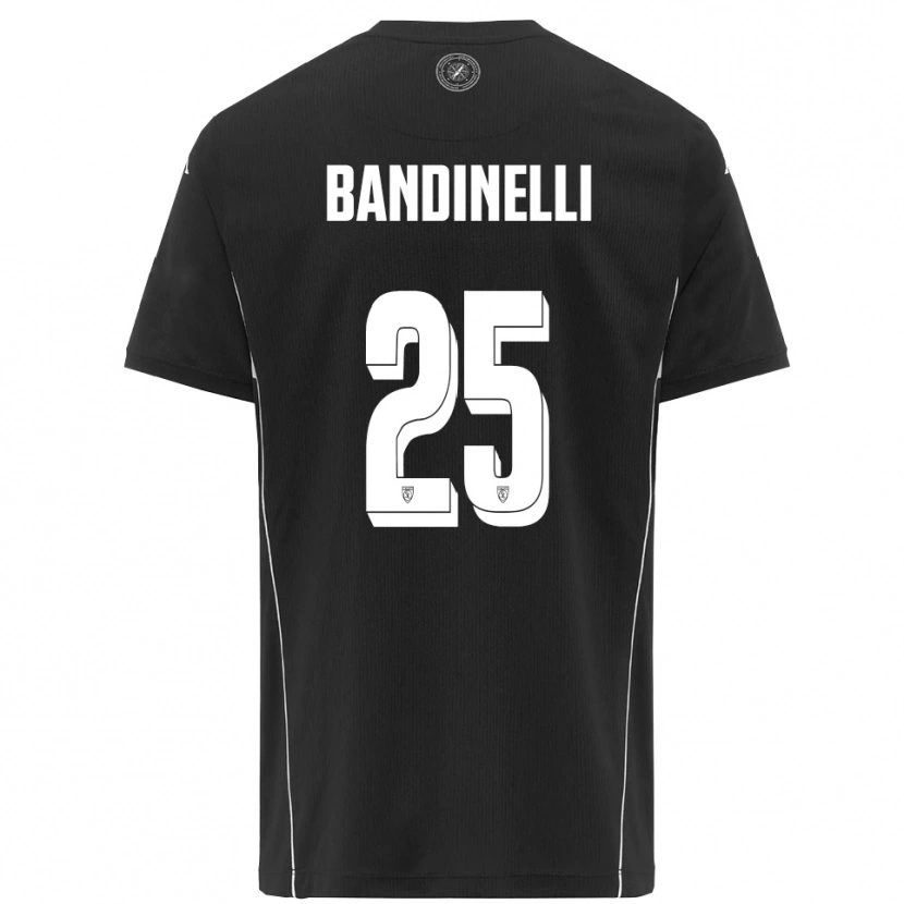 Danxen Damen Filippo Bandinelli #25 Schwarz Weiß Auswärtstrikot Trikot 2025/26 T-Shirt