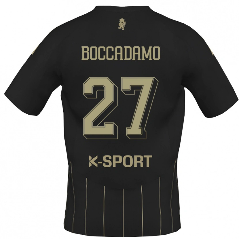 Danxen Damen Antonio Boccadamo #27 Grau Weiß Auswärtstrikot Trikot 2025/26 T-Shirt