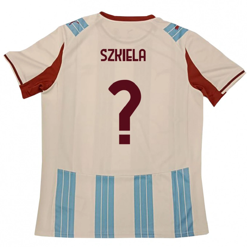 Danxen Damen Mikolaj Szkiela #0 Himmelblau Weiß Auswärtstrikot Trikot 2025/26 T-Shirt