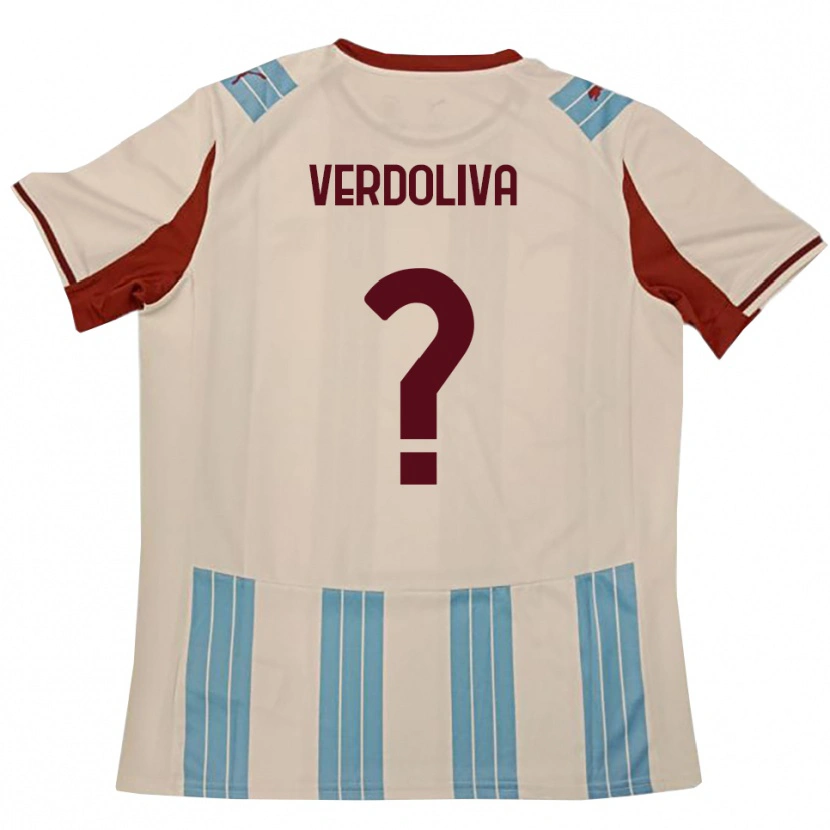 Danxen Damen Michele Verdoliva #0 Himmelblau Weiß Auswärtstrikot Trikot 2025/26 T-Shirt