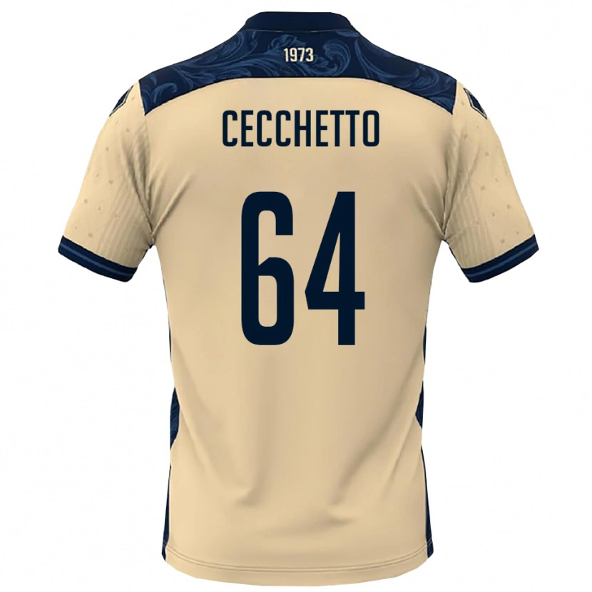 Danxen Damen Andrea Cecchetto #64 Weiß Marineblau Auswärtstrikot Trikot 2025/26 T-Shirt