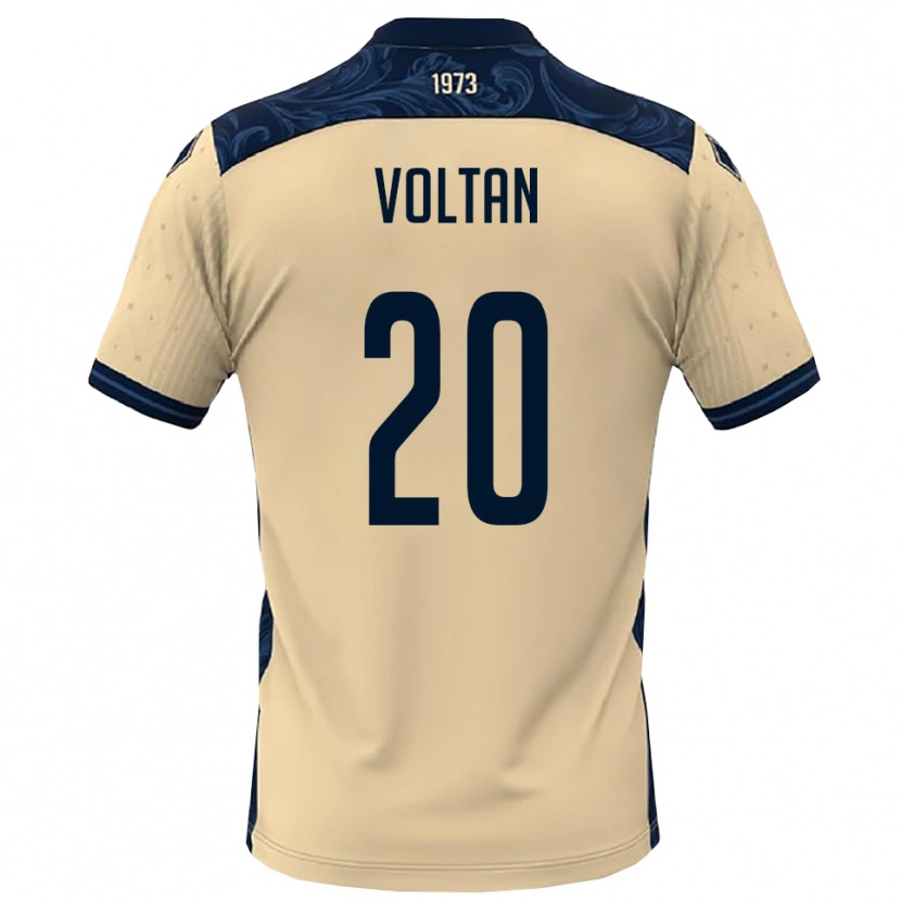 Danxen Damen Davide Voltan #20 Weiß Marineblau Auswärtstrikot Trikot 2025/26 T-Shirt