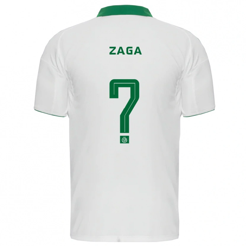 Danxen Damen Binyamin Zaga #0 Weiß Grün Auswärtstrikot Trikot 2025/26 T-Shirt