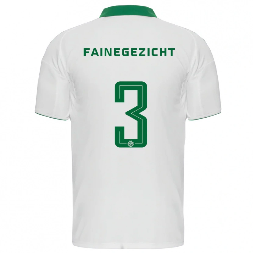 Danxen Damen Yinon Fainegezicht #3 Weiß Grün Auswärtstrikot Trikot 2025/26 T-Shirt