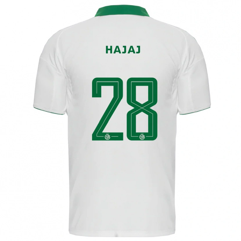 Danxen Damen Ilay Hajaj #28 Weiß Grün Auswärtstrikot Trikot 2025/26 T-Shirt