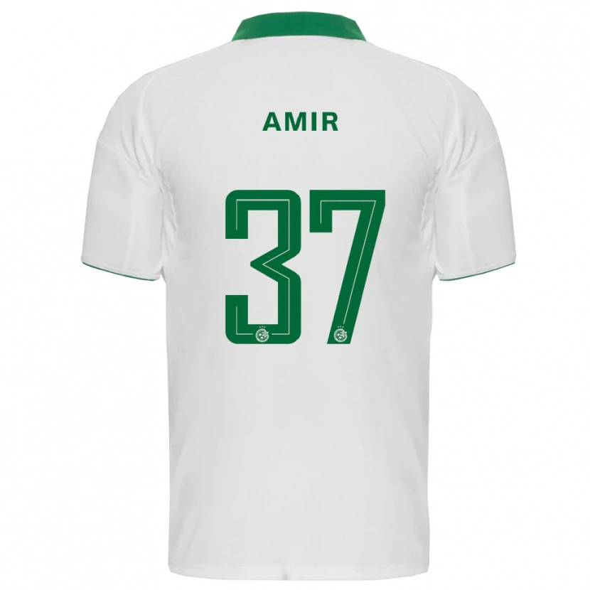 Danxen Damen Elad Amir #37 Weiß Grün Auswärtstrikot Trikot 2025/26 T-Shirt