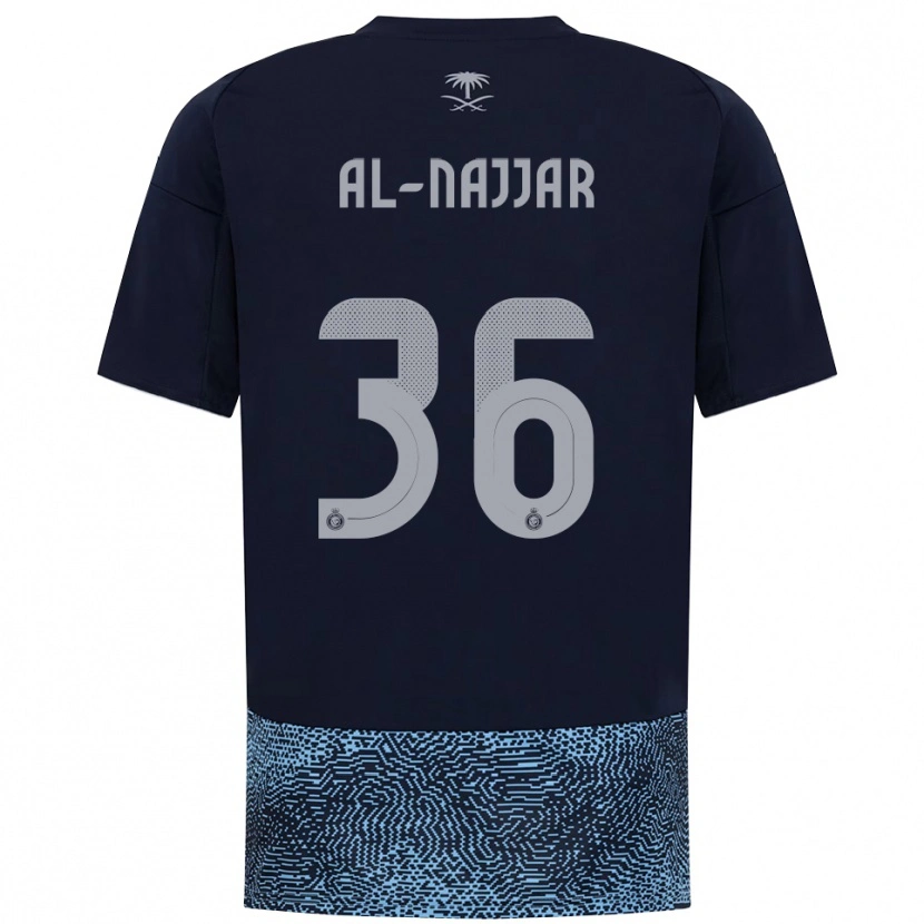 Danxen Damen Raghed Al-Najjar #36 Marineblau Himmelblau Auswärtstrikot Trikot 2025/26 T-Shirt