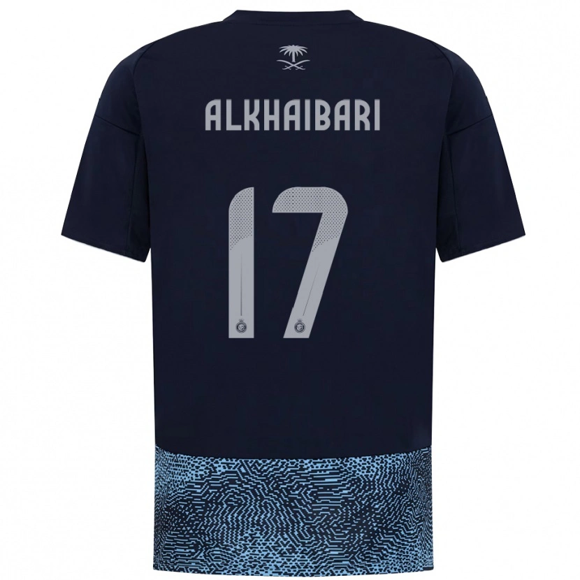 Danxen Damen Abdullah Al-Khaibari #17 Marineblau Himmelblau Auswärtstrikot Trikot 2025/26 T-Shirt