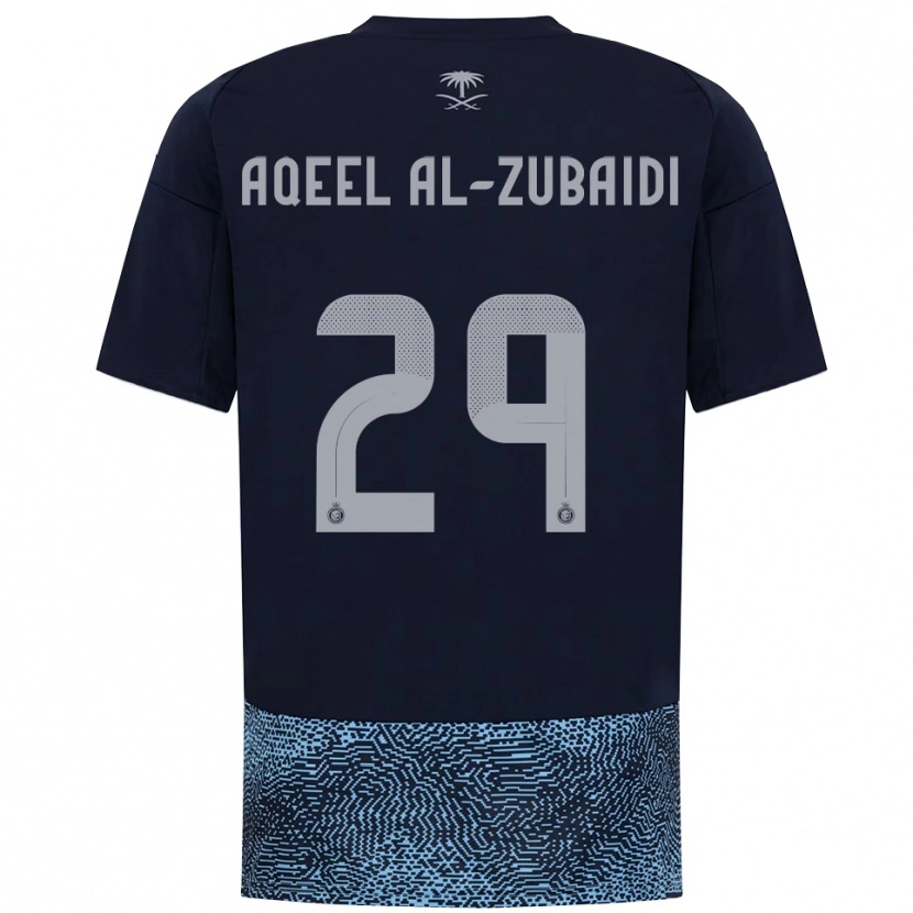 Danxen Damen Fahad Aqeel Al-Zubaidi #29 Marineblau Himmelblau Auswärtstrikot Trikot 2025/26 T-Shirt