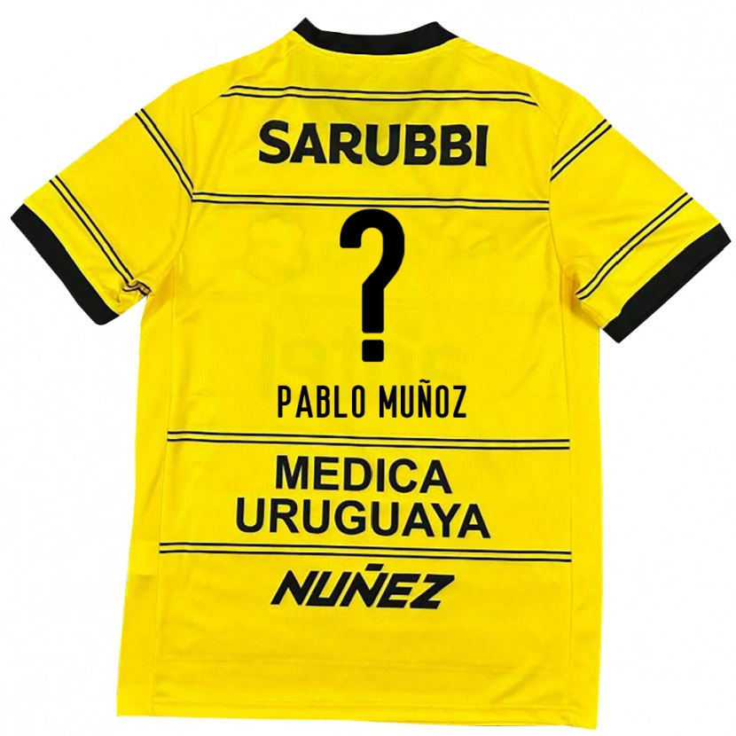 Danxen Damen Juan Pablo Muñoz #0 Schwarz Gold Auswärtstrikot Trikot 2025/26 T-Shirt