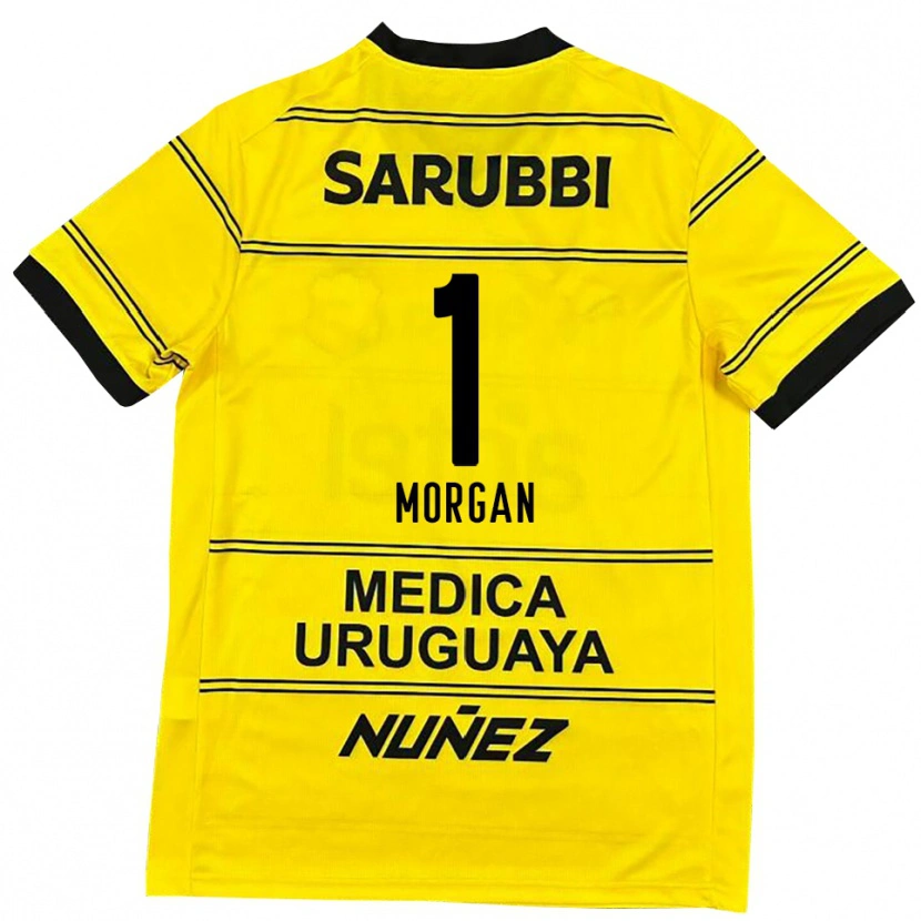Danxen Damen Kevin Morgan #1 Schwarz Gold Auswärtstrikot Trikot 2025/26 T-Shirt