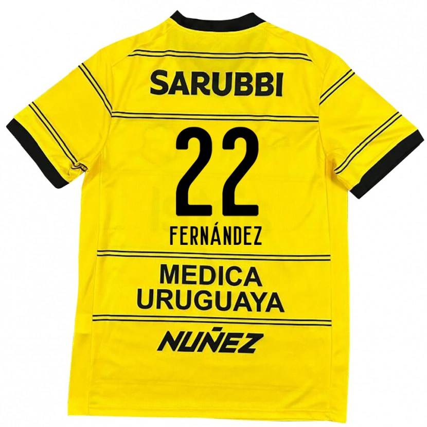 Danxen Damen Francisco Fernández #22 Schwarz Gold Auswärtstrikot Trikot 2025/26 T-Shirt