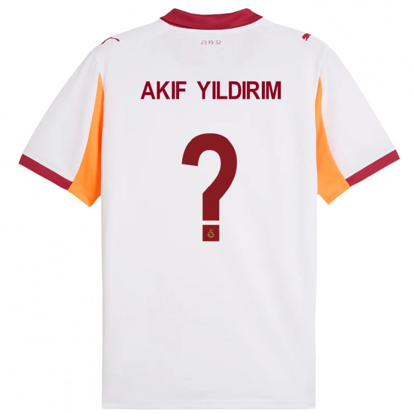 Danxen Damen Mehmet Akif Yıldırım #0 Weiß Rot Auswärtstrikot Trikot 2025/26 T-Shirt