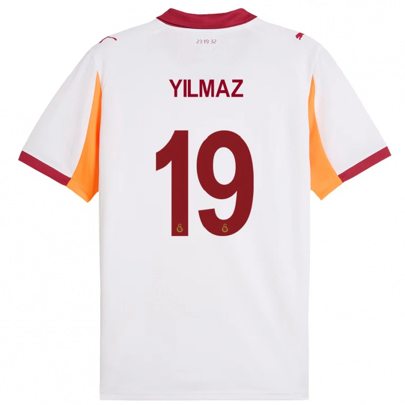 Danxen Damen Zehra Yılmaz #19 Weiß Rot Auswärtstrikot Trikot 2025/26 T-Shirt