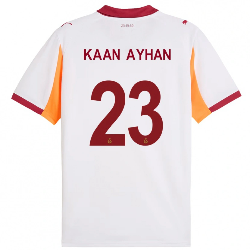 Danxen Damen Kaan Ayhan #23 Weiß Rot Auswärtstrikot Trikot 2025/26 T-Shirt