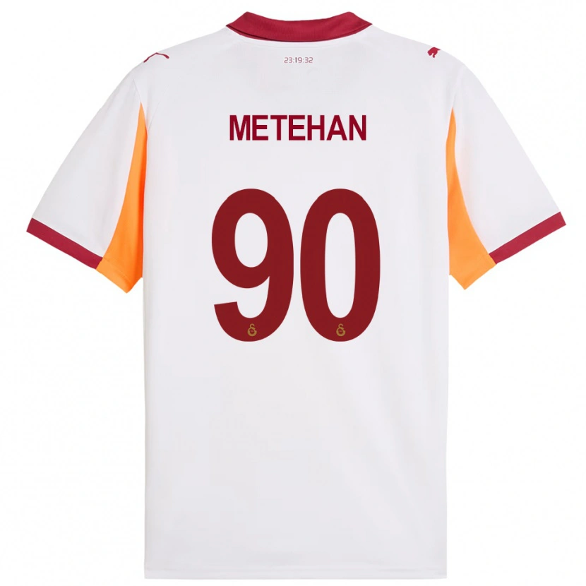 Danxen Damen Metehan Baltacı #90 Weiß Rot Auswärtstrikot Trikot 2025/26 T-Shirt
