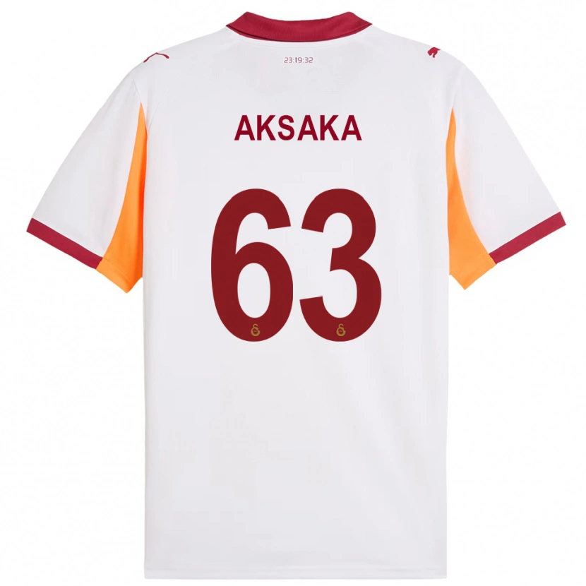 Danxen Damen Baran Aksaka #63 Weiß Rot Auswärtstrikot Trikot 2025/26 T-Shirt