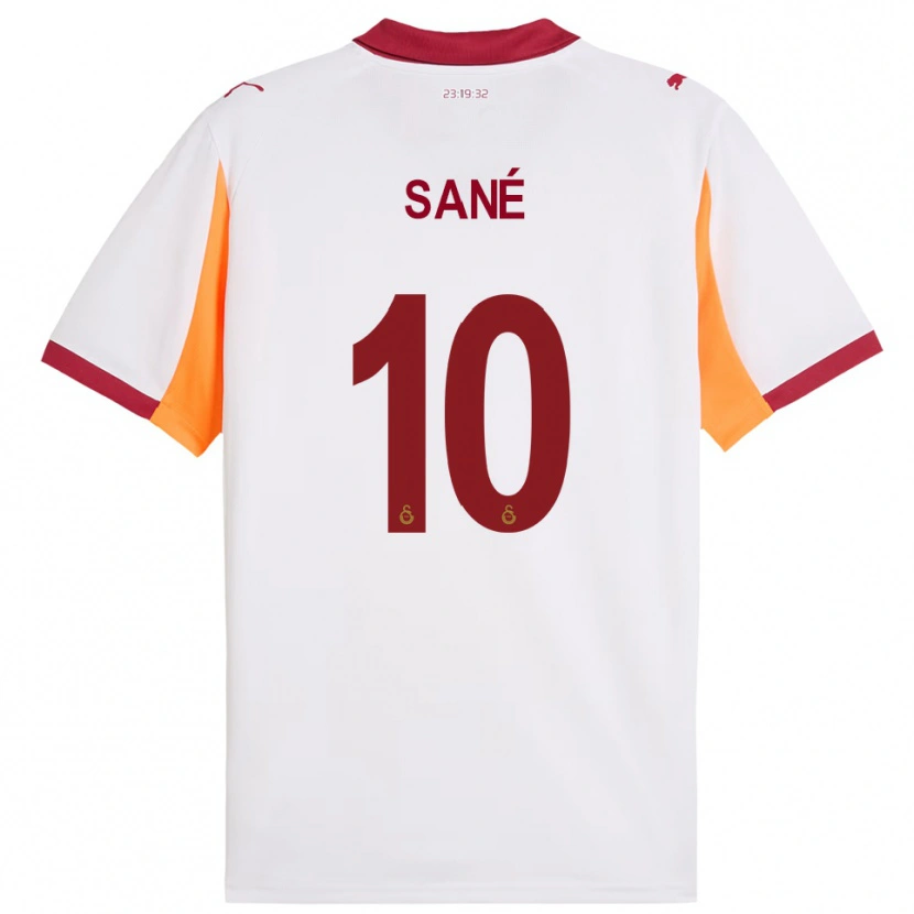 Danxen Damen Leroy Sané #10 Weiß Rot Auswärtstrikot Trikot 2025/26 T-Shirt