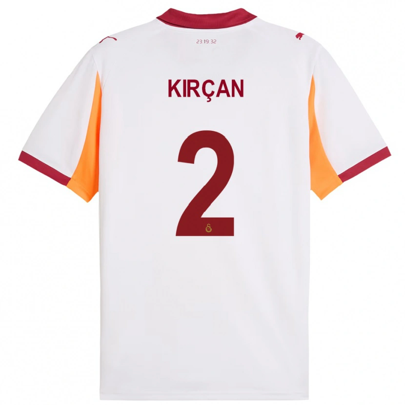 Danxen Damen Kerem Kırçan #2 Weiß Rot Auswärtstrikot Trikot 2025/26 T-Shirt