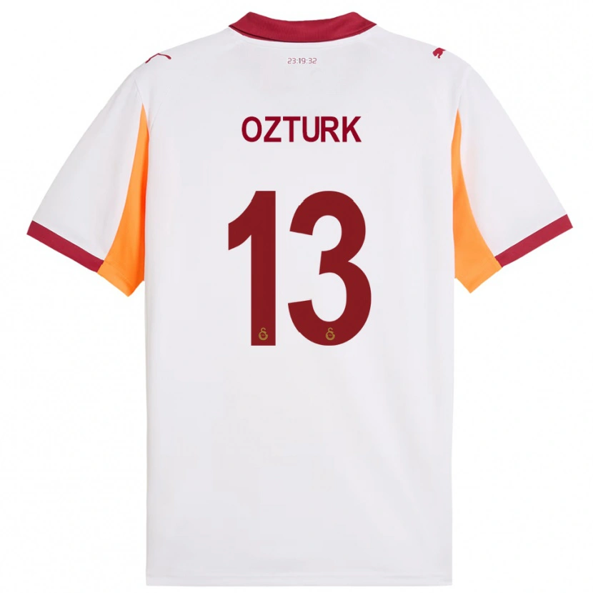 Danxen Damen Fatma Sare Öztürk #13 Weiß Rot Auswärtstrikot Trikot 2025/26 T-Shirt