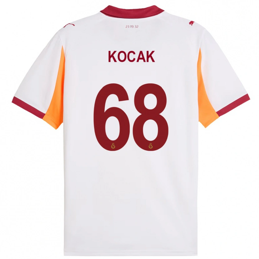 Danxen Damen Furkan Koçak #68 Weiß Rot Auswärtstrikot Trikot 2025/26 T-Shirt