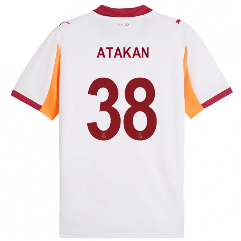 Danxen Damen Atakan Ordu #38 Weiß Rot Auswärtstrikot Trikot 2025/26 T-Shirt