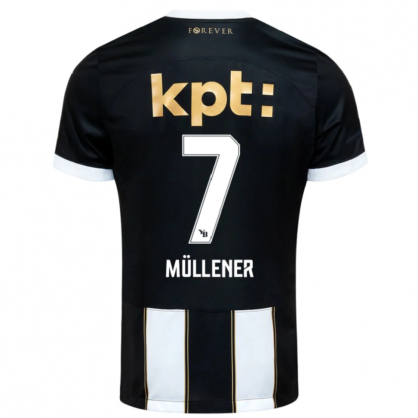 Danxen Damen Mika Müllener #7 Schwarz Weiß Auswärtstrikot Trikot 2025/26 T-Shirt